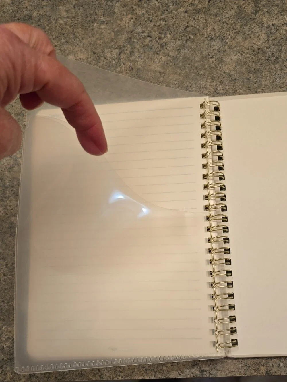 Blank Spiral Notebook - Cream Cover